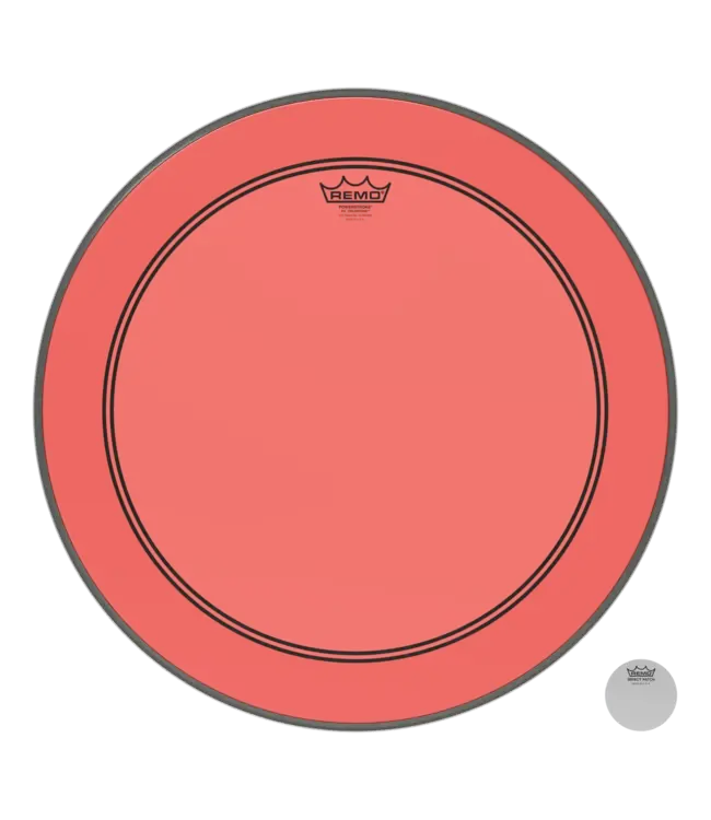 Remo 22" Powerstroke P3 Colortone Kick Head, Red