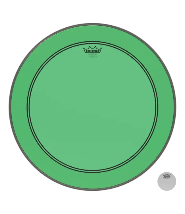 Remo 22" Powerstroke P3 Colortone Kick Head, Green
