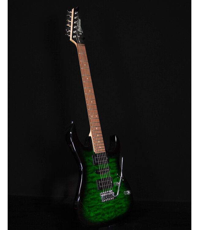 Ibanez GRX70QA, Transparent Emerald Burst