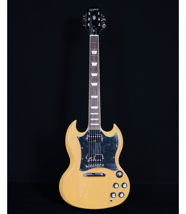 Epiphone SG Standard, TV Yellow (Premium Gig Bag Included)