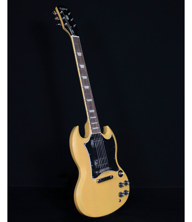 Epiphone SG Standard, TV Yellow (Premium Gig Bag Included)