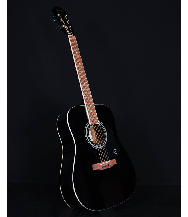 Epiphone DR-100 Acoustic Guitar, Ebony
