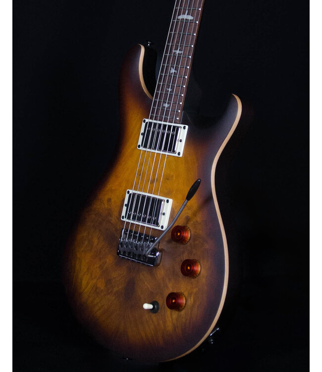 PRS SE Limited "Exotic” DGT Laurel Burl, McCarty Tobacco Burst