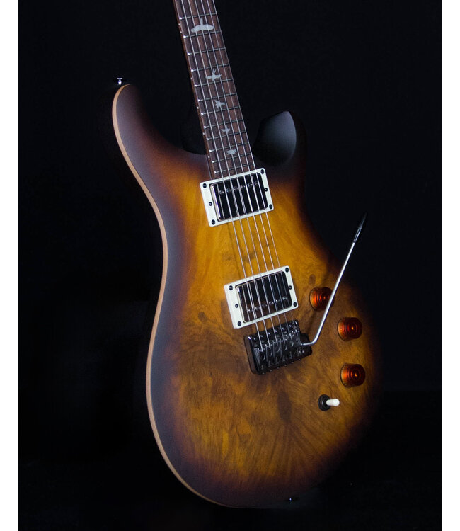 PRS SE Limited "Exotic” DGT Laurel Burl, McCarty Tobacco Burst