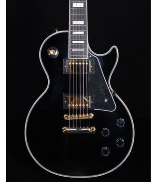 Epiphone Epiphone Inspired by Gibson Les Paul Custom, Ebony (Hard Case Included)