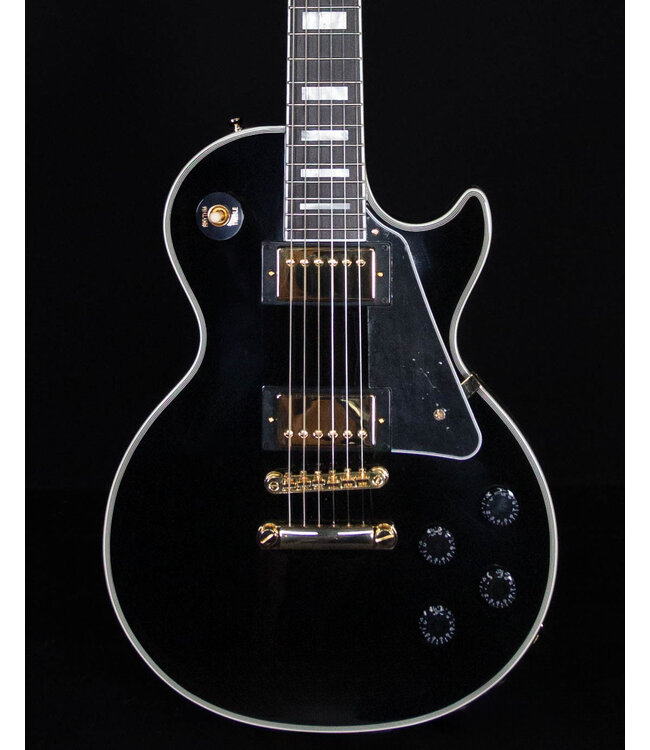 Epiphone Inspired by Gibson Les Paul Custom, Ebony (Hard Case Included)