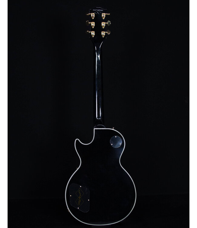 Epiphone Inspired by Gibson Les Paul Custom, Ebony (Hard Case Included)