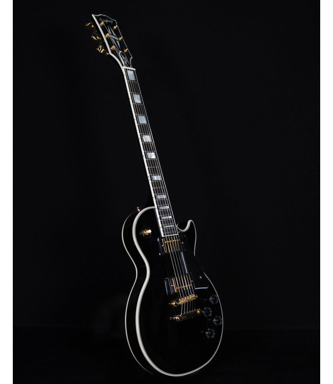 Epiphone Inspired by Gibson Les Paul Custom, Ebony (Hard Case Included)