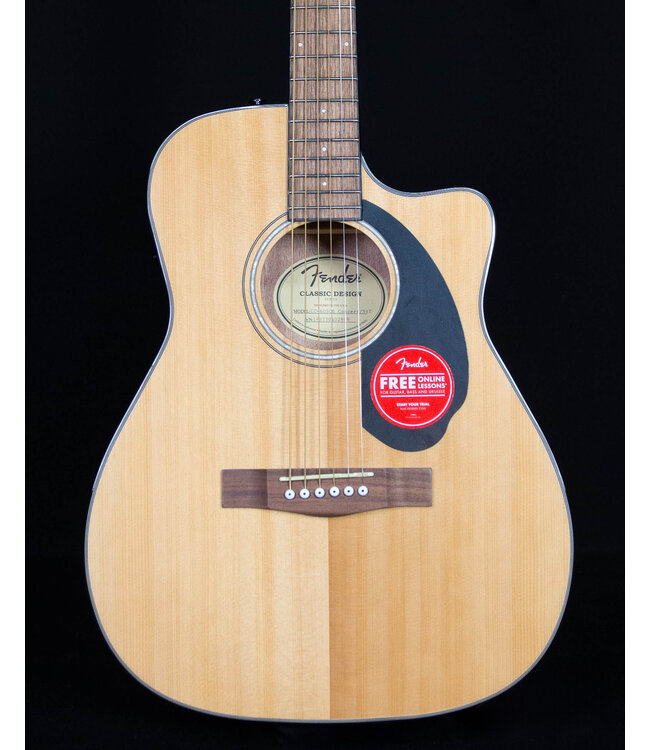 Fender CC-60SCE Concert, Walnut FB, Natural