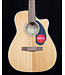 Fender CC-60SCE Concert, Walnut FB, Natural