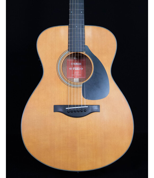 Yamaha FSX3 Red Label Concert Acoustic Guitar with Atmosfeel Pickup, Hard Bag