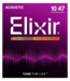 Elixir Nanoweb Acoustic 80/20 Bronze 12-String Set, Light 10-47