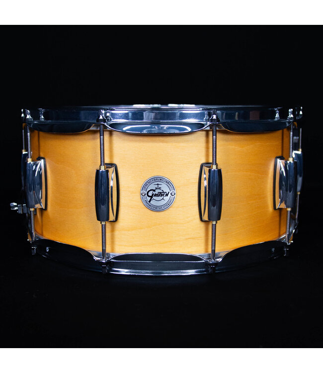 Gretsch 6.5" x 14" Full Range Birch Snare Drum, Satin Classic Natural