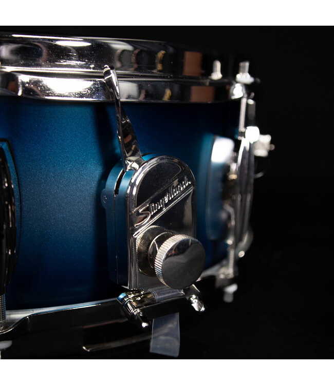 Slingerland 14" x 5.5" Radio King Artist Snare Drum, Blue & Sliver Lacquer