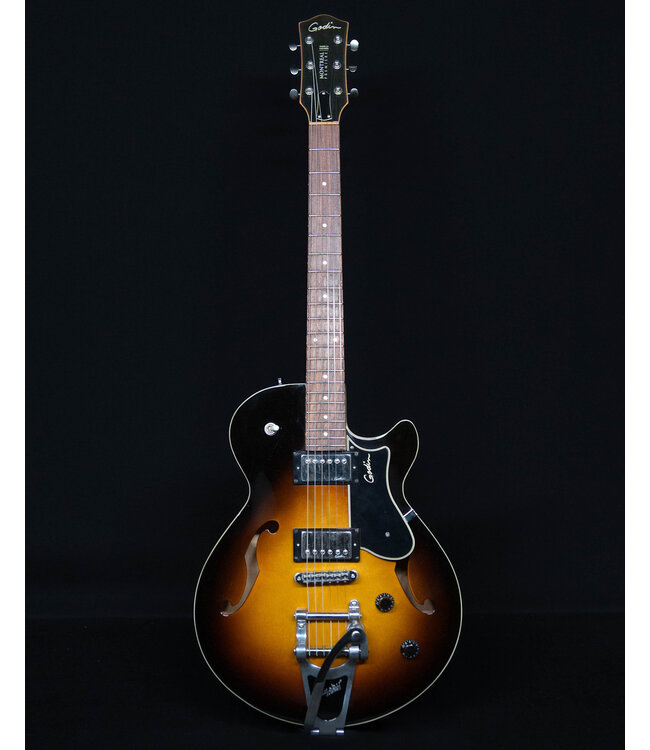 Godin Montreal Premiere with Gig bag, Sunburst, 2013 - USED