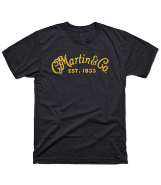Martin C.F. Martin & Co. Short Sleeve T-Shirt, Heather Black/Gold