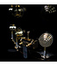 DW 14" x 8" Collectors Series Black Nickel Over Brass Snare, Gold Hardware