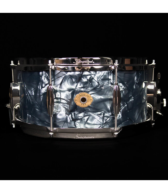 Slingerland 14" x 6.5" Radio King Artist Snare Drum, Black Diamond Pearl