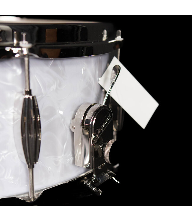 Slingerland 14" x 6.5" Radio King Artist Snare Drum, White Marine Pearl