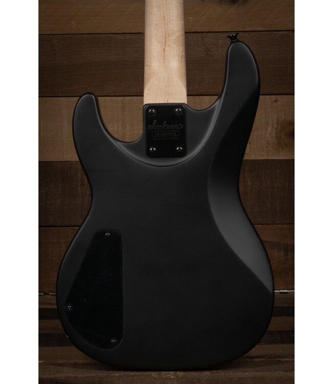 Jackson JS Series Concert Bass Minion JS1X, Amaranth FB, Satin Black