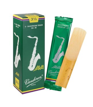 Vandoren Vandoren SR2735 Java Tenor Saxophone Reeds, 3.5 Strength (5-Pack)