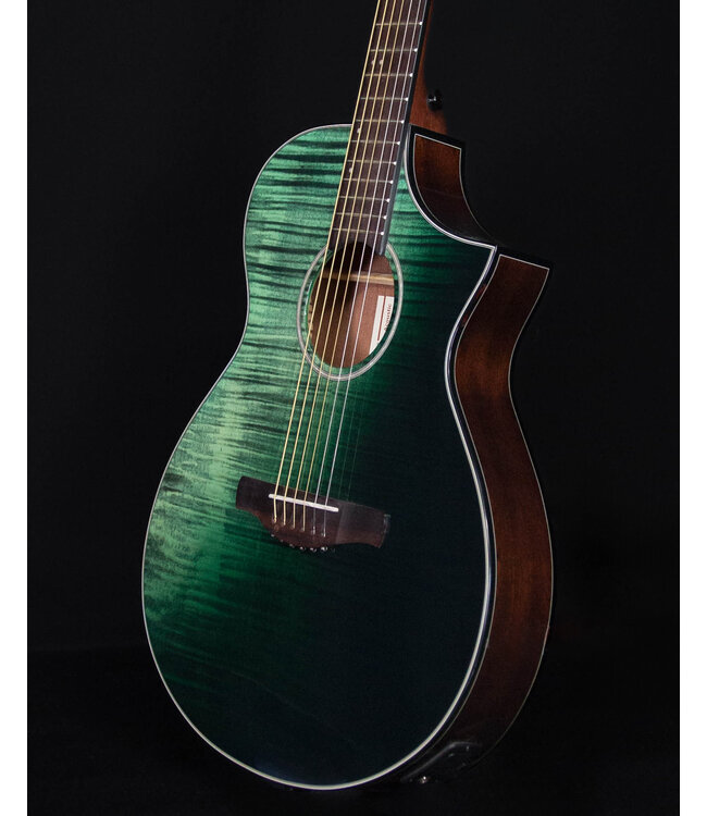Ibanez AEWC32FMGSF Acoustic Electric, Dark Green Sunset Fade High Gloss
