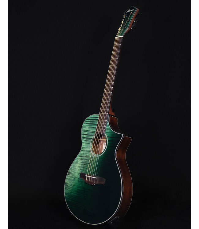 Ibanez AEWC32FMGSF Acoustic Electric, Dark Green Sunset Fade High Gloss