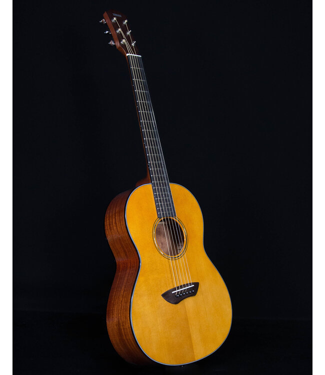 Yamaha CSF1M Parlor Size, Solid Sitka Top, Mahogany Back and Sides, Translucent Black