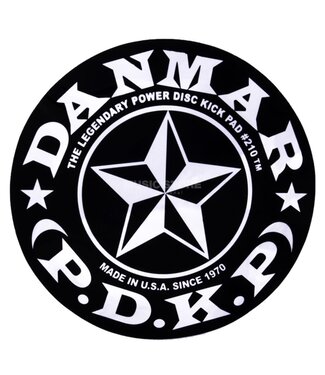 Danmar Danmar 210STR Single Power Disc Kick Pad, Star