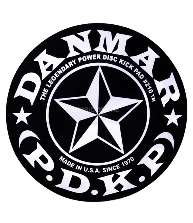 Danmar 210STR Single Power Disc Kick Pad, Star