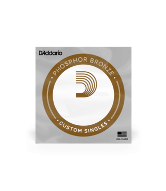 D'Addario D'Addario PB023 Phosphor Bronze Wound Acoustic Guitar Single String, .023