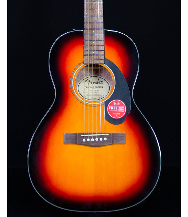 Fender CP-60S Parlor, Walnut FB, Sunburst