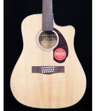Fender Fender CD-140SCE 12-String, Walnut FB, Natural with Case
