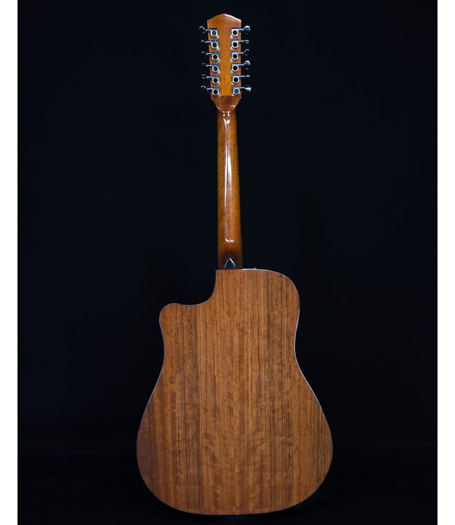 Fender CD-140SCE 12-String, Walnut FB, Natural with Case