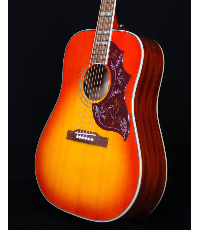Epiphone Hummingbird Studio Acoustic, Solid Top, Faded Cherry