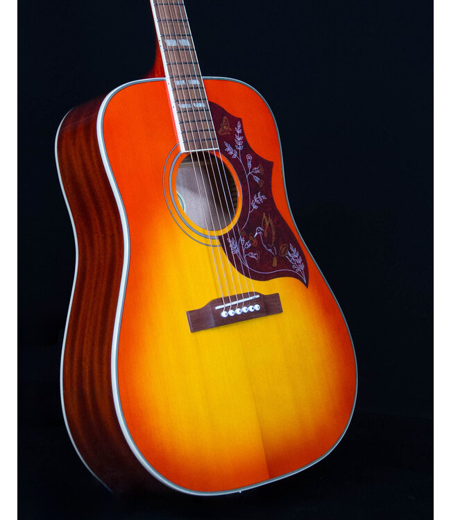 Epiphone Hummingbird Studio Acoustic, Solid Top, Faded Cherry