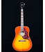 Epiphone Hummingbird Studio Acoustic, Solid Top, Faded Cherry