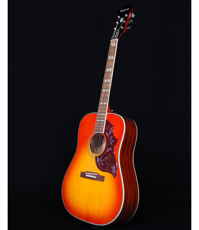 Epiphone Hummingbird Studio Acoustic, Solid Top, Faded Cherry