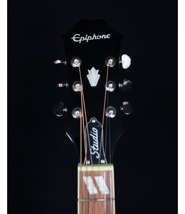 Epiphone Hummingbird Studio Acoustic, Solid Top, Faded Cherry