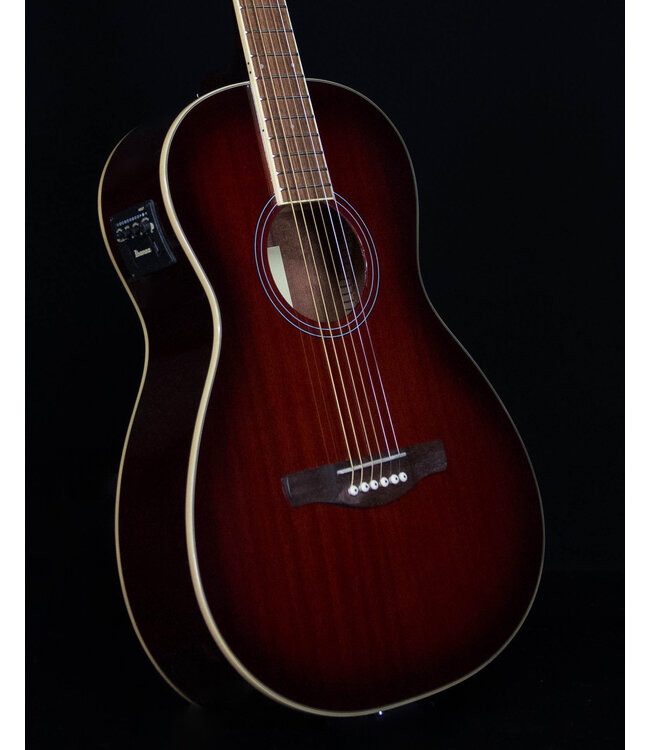Ibanez PN12E Parlor Acoustic/Electric, Vintage Mahogany Sunburst