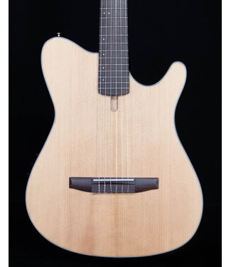 Ibanez Ibanez FRH10N Thinline Nylon Acoustic/Electric Guitar, Natural Flat
