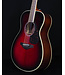 Yamaha FS830 Small Body Acoustic, Solid Top, Mahogany FB, Dusk Sun Red