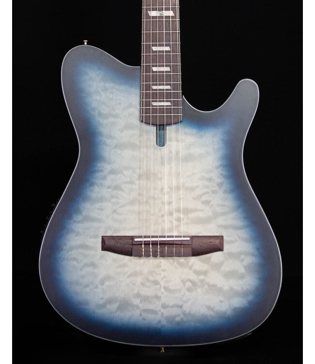 Ibanez FRH20QMNCTL Nylon Acoustic/Electric, Cosmic Blue Low Gloss