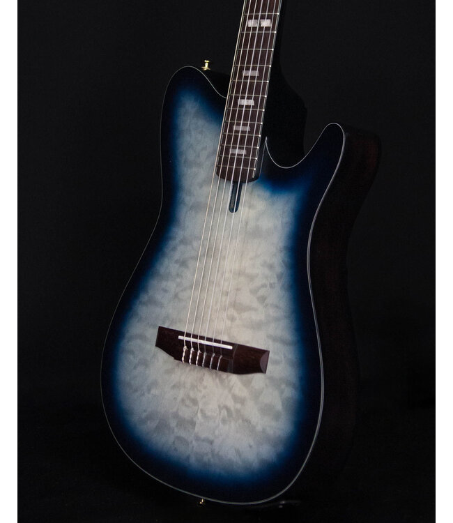 Ibanez FRH20QMNCTL Nylon Acoustic/Electric, Cosmic Blue Low Gloss