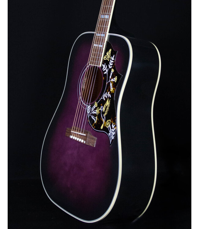 Gibson Hummingbird Standard Acoustic Guitar, Purple Burst