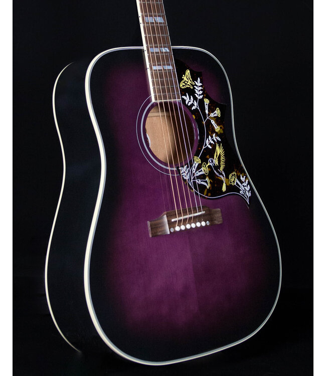 Gibson Hummingbird Standard Acoustic Guitar, Purple Burst