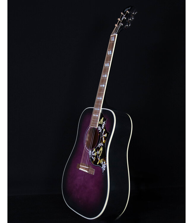Gibson Hummingbird Standard Acoustic Guitar, Purple Burst