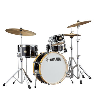 Yamaha Yamaha Stage Custom Birch 4 Piece Hip Kit Shell Pack, Raven Black