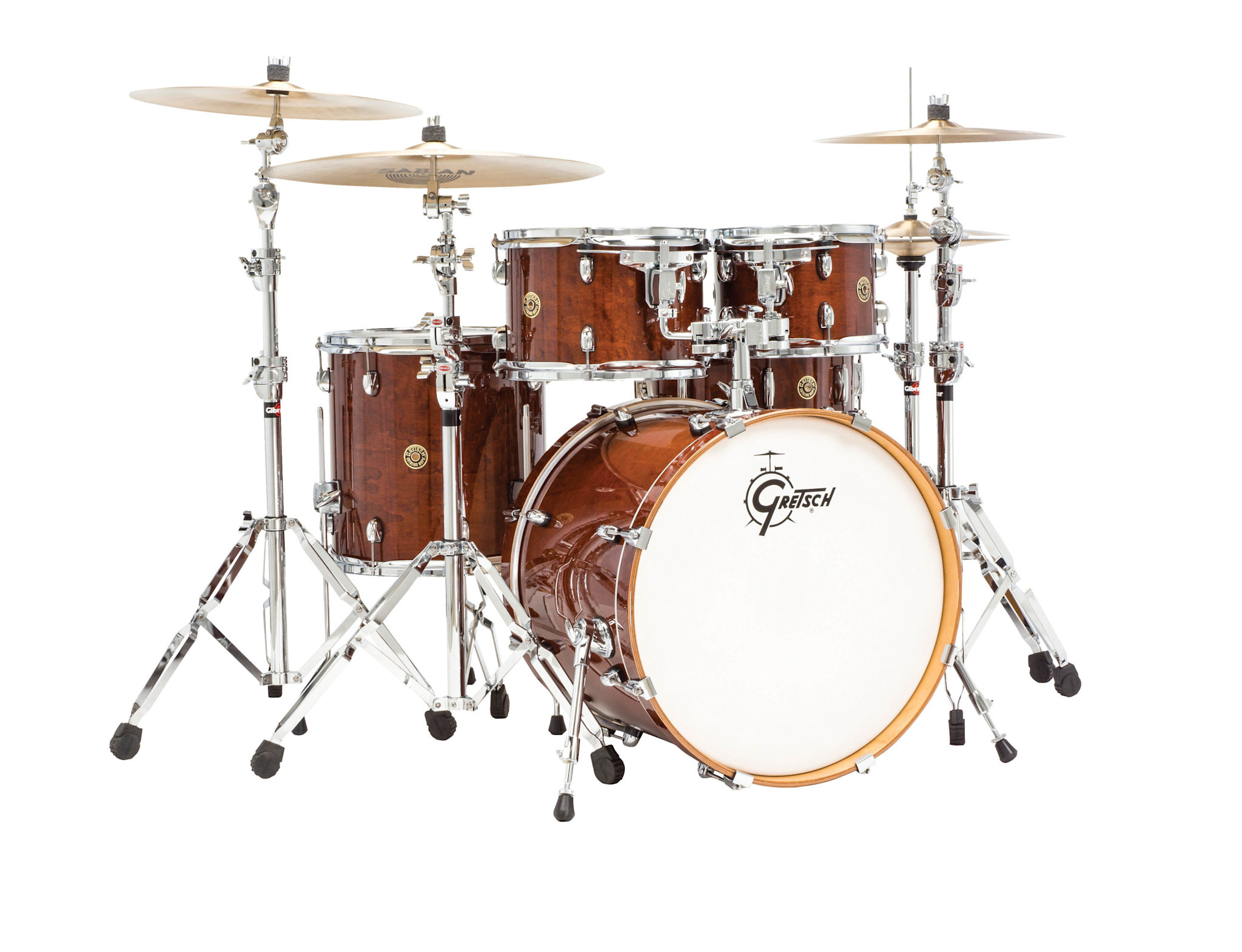 Gretsch Catalina Maple CM2 5 Piece Shell Pack, Walnut Glaze - Sims