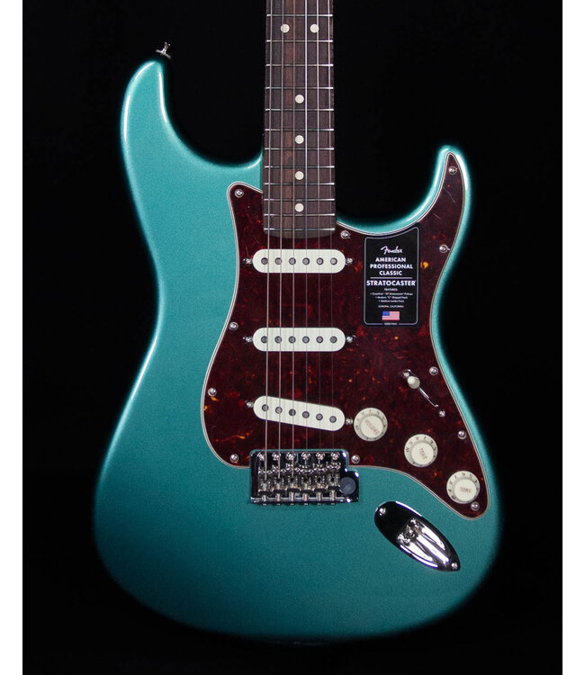Fender American Pro Classic Stratocaster, Rosewood FB, Faded Sherwood Green Metallic